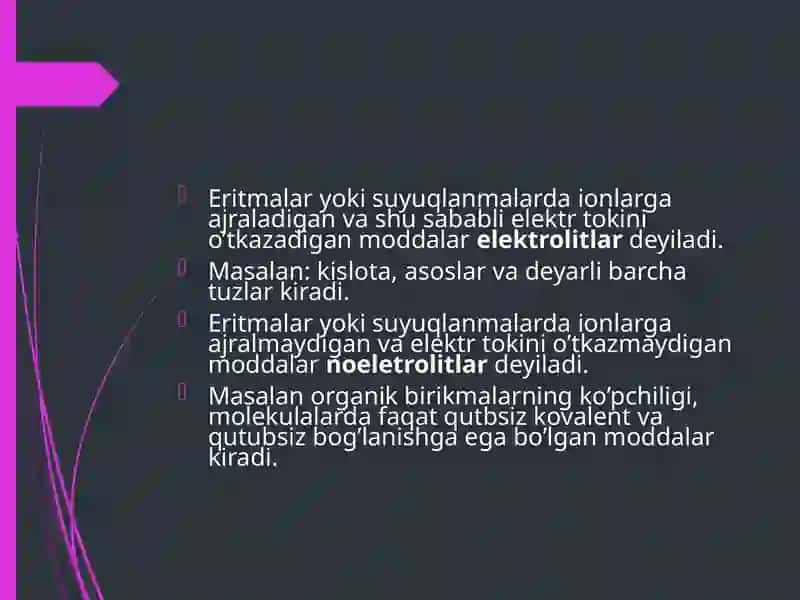 Gidroliz jarayoni ion almashinish reaksiyalari 3