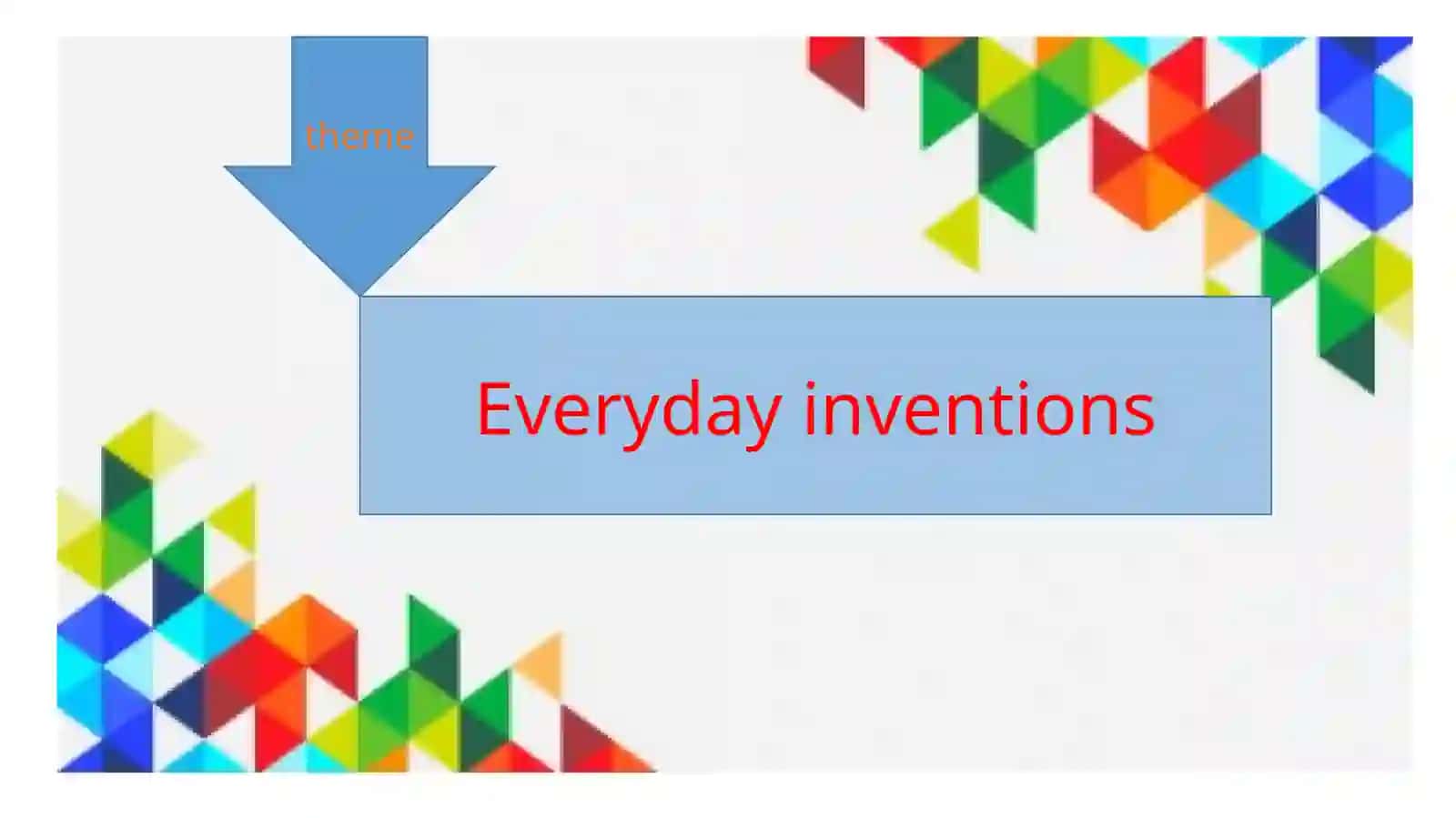 "Every day invention" mavzusiga TAQDIMOTI 3