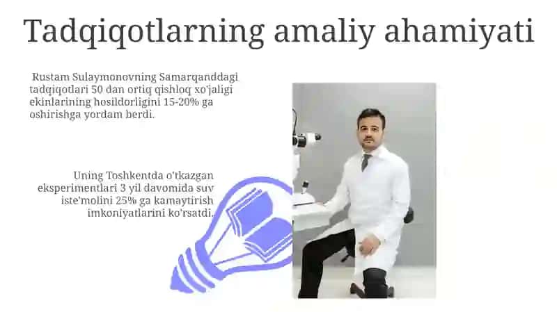 Rustam Sulaymonov tadqiqotlari 3