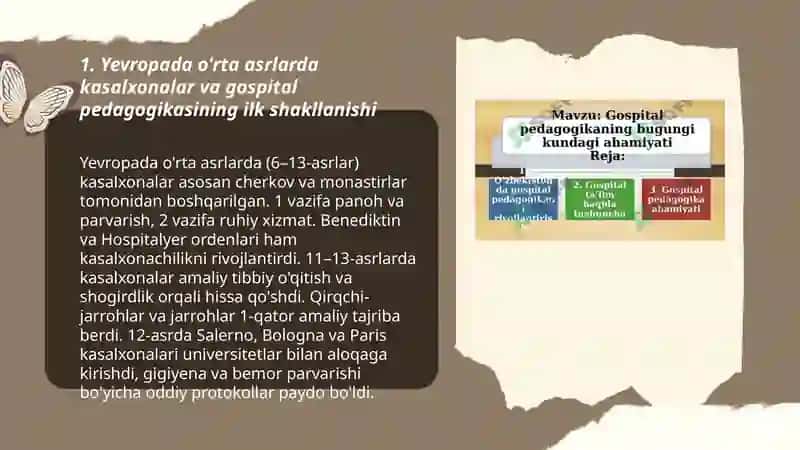 Gospital pedagogika fanining xorijiy davlatlardagi rivojlanish tarixi 3