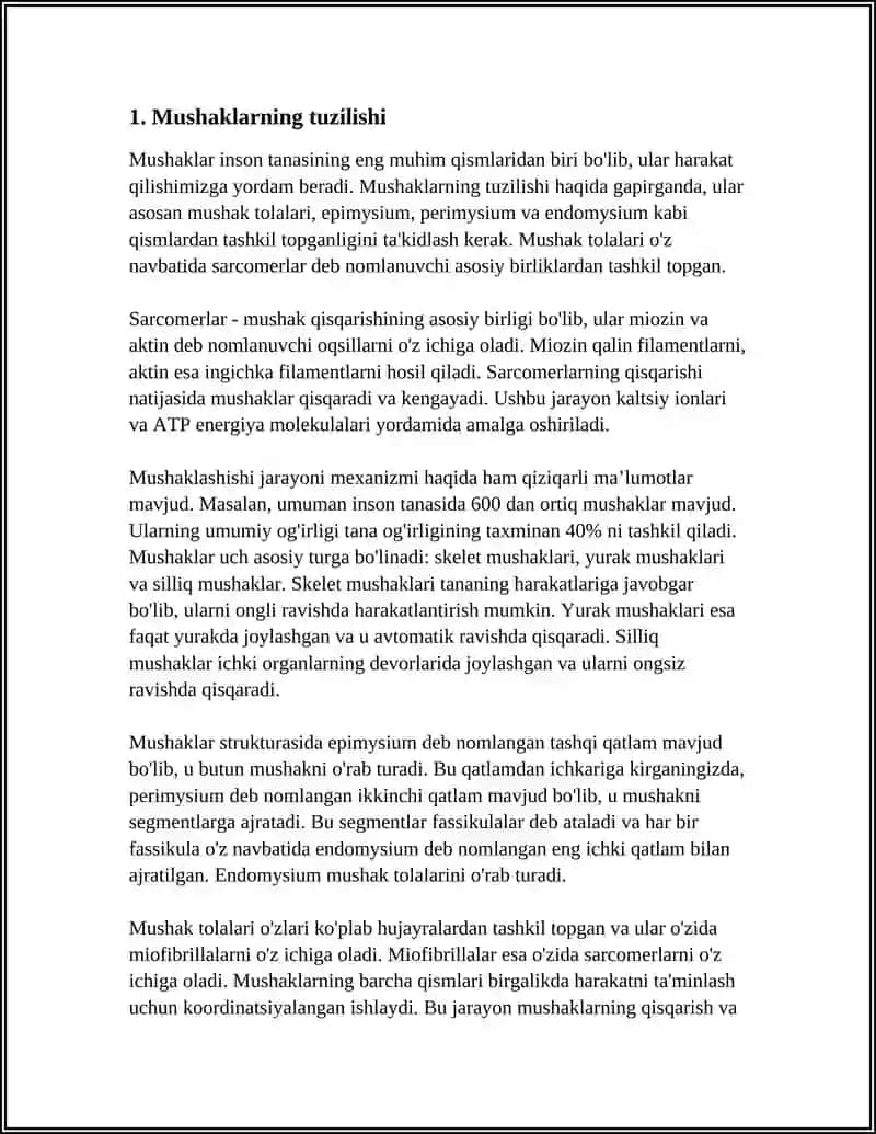 REFERAT Mavzu: MUSHAKLAR HAQIDA 3