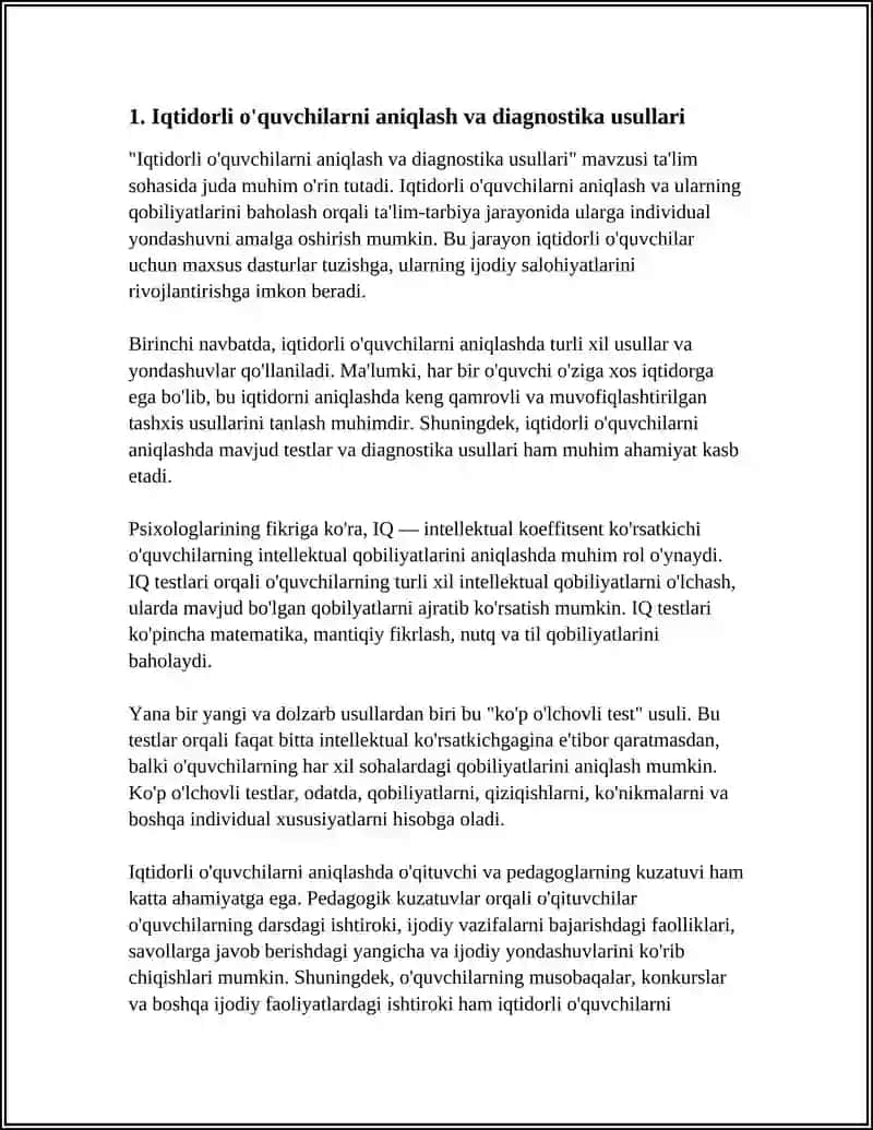 IQTIDORLI O'QUVCHILARNI ANIQLASH VA DIAGNOSTIKA USULLARI 3