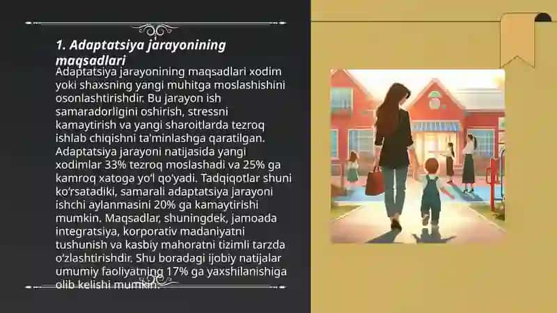 Adaptasiya jarayoni va uning bosqichlari 3