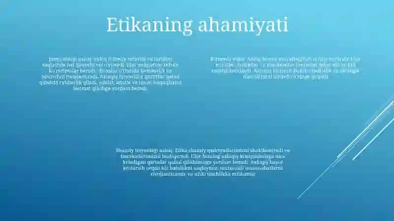 Etikaning Mohiyati Va Ahamiyati 3