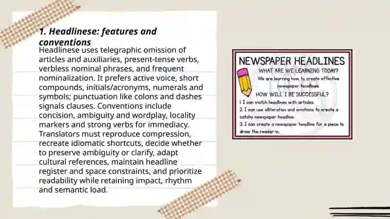 Headline Translation Strategies 3