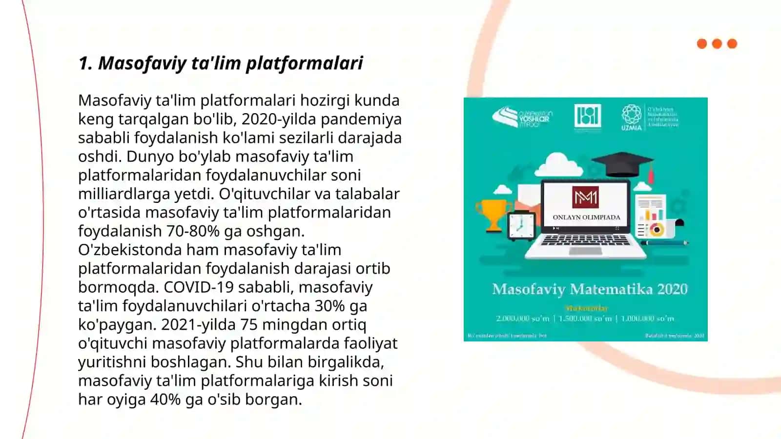 Masofaviy ta'lim platformalari 3