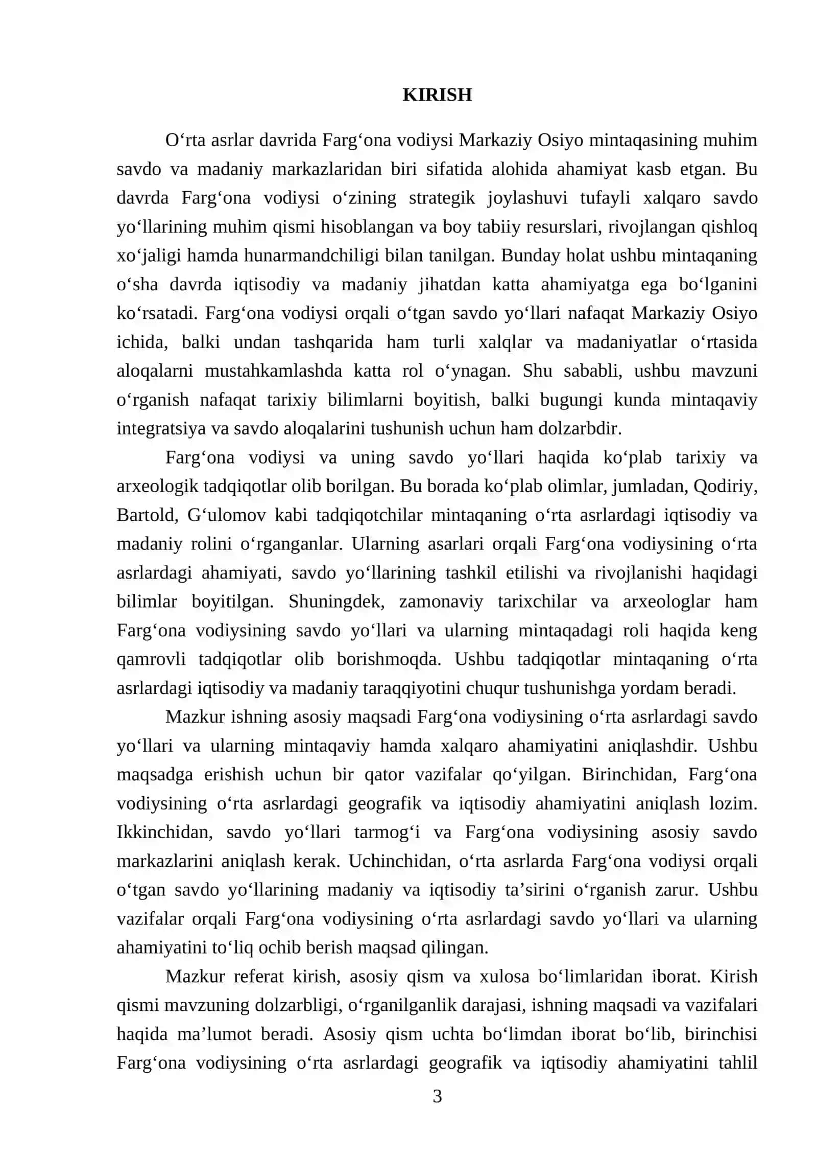 Oʻrta asrlarda Fargʻona vodiysi savdo yoʻllari 3