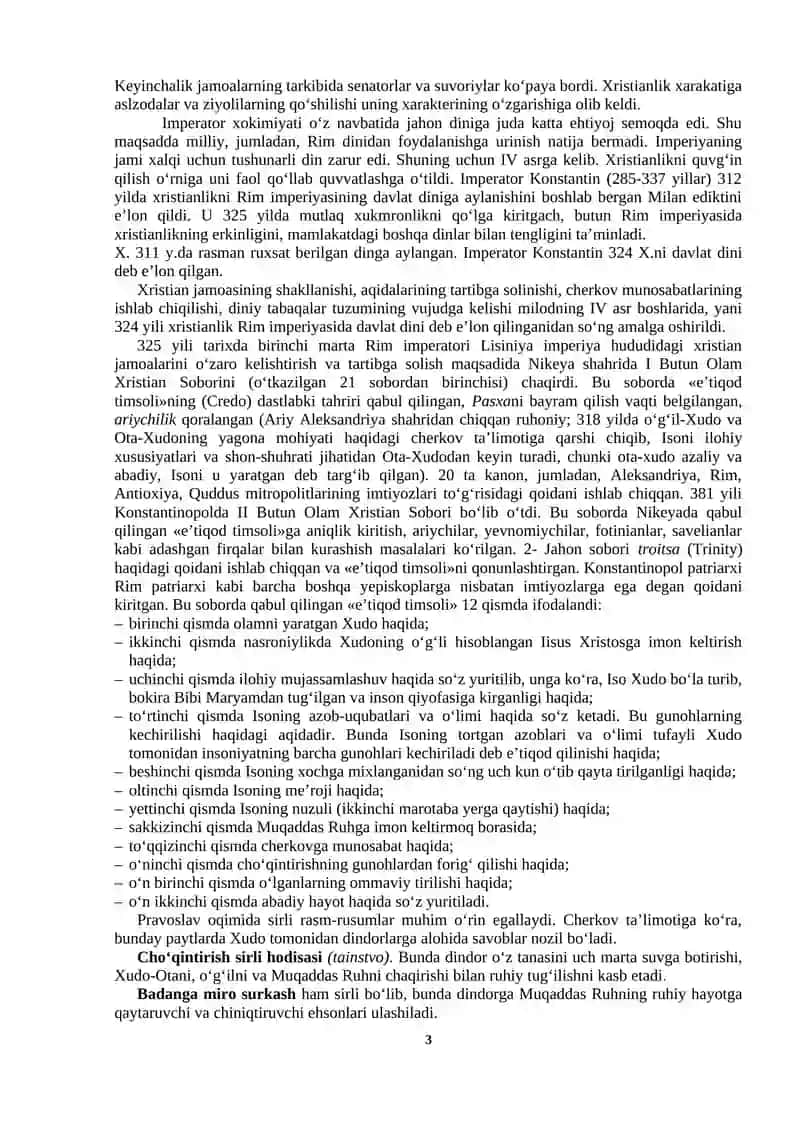Xristian dini tarixi va asosiy g‘oyalari 3
