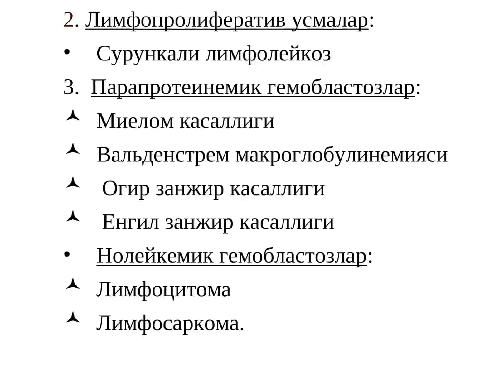 Сурункали лейкозлар 3