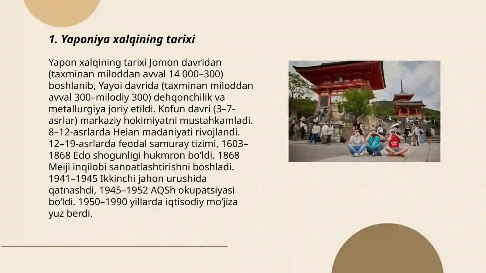 Yaponiya xalqining tarixi 3
