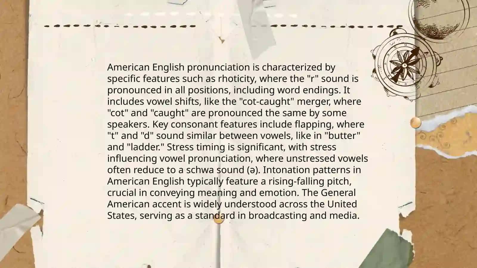 The principal types of English pronunciation and the status of RP in English 3