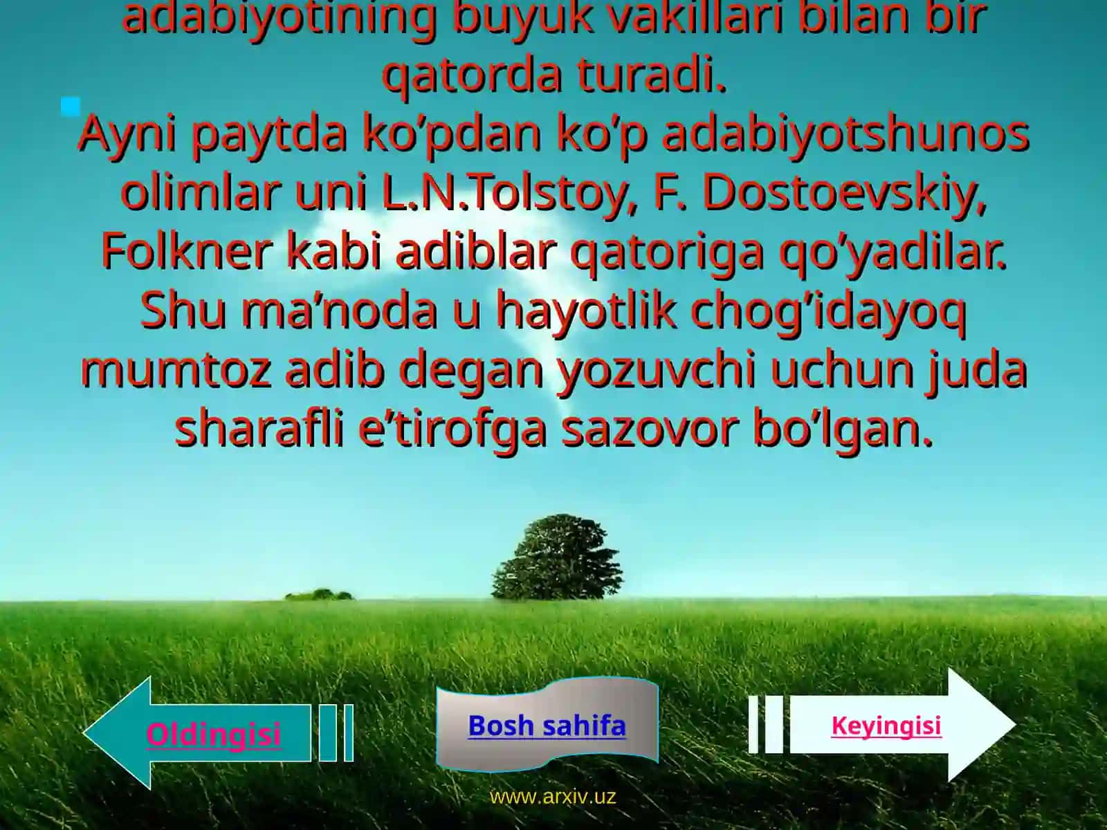 CHingiz Aytmatovning “Qiyomat” romani 3