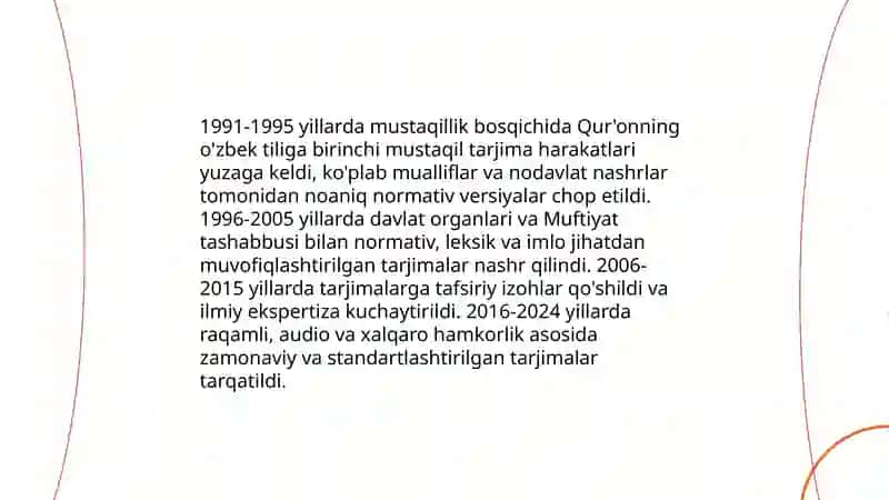 Qur'onning o'zbek tiliga tarjima va tafsiri 3