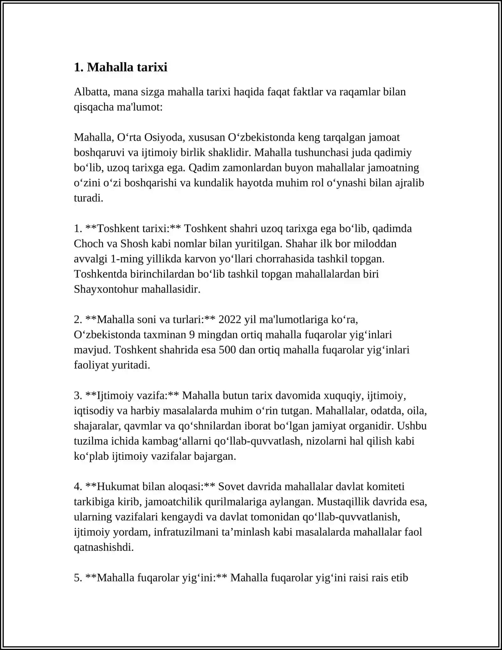 MENING MAHALLAM 3