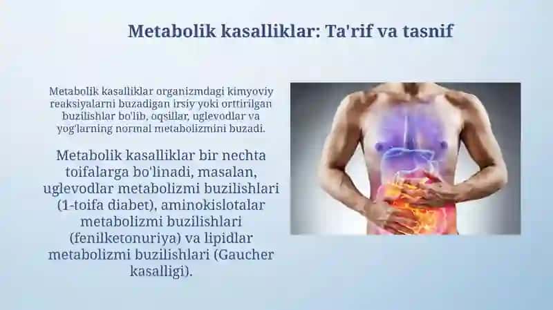 Metabolik kasalliklar 3