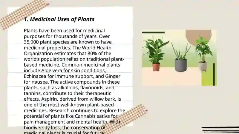 Medicinal Uses of Plants 3