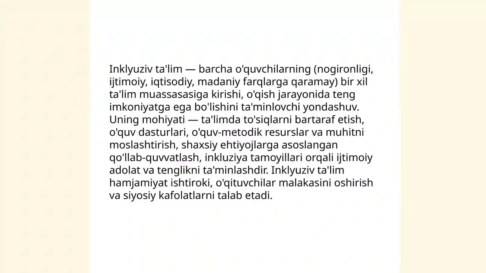 Inklyuziv ta'lim va mohiyati 3
