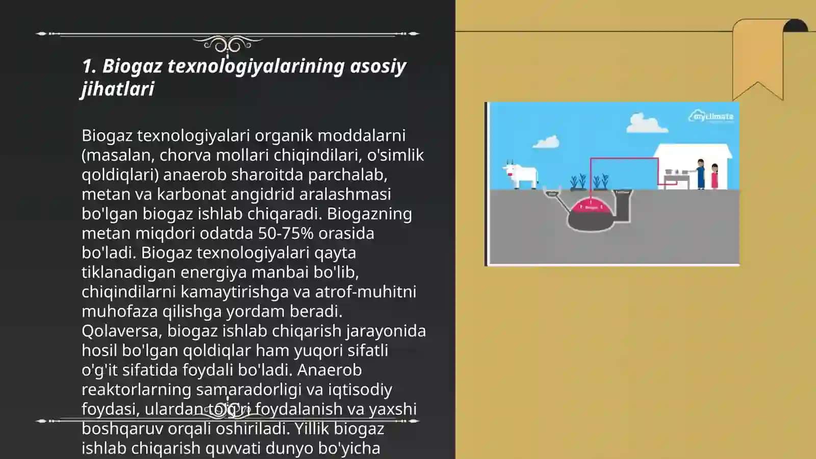 Qishloq xo'jaligi chiqindilari asosida biogaz olish 3