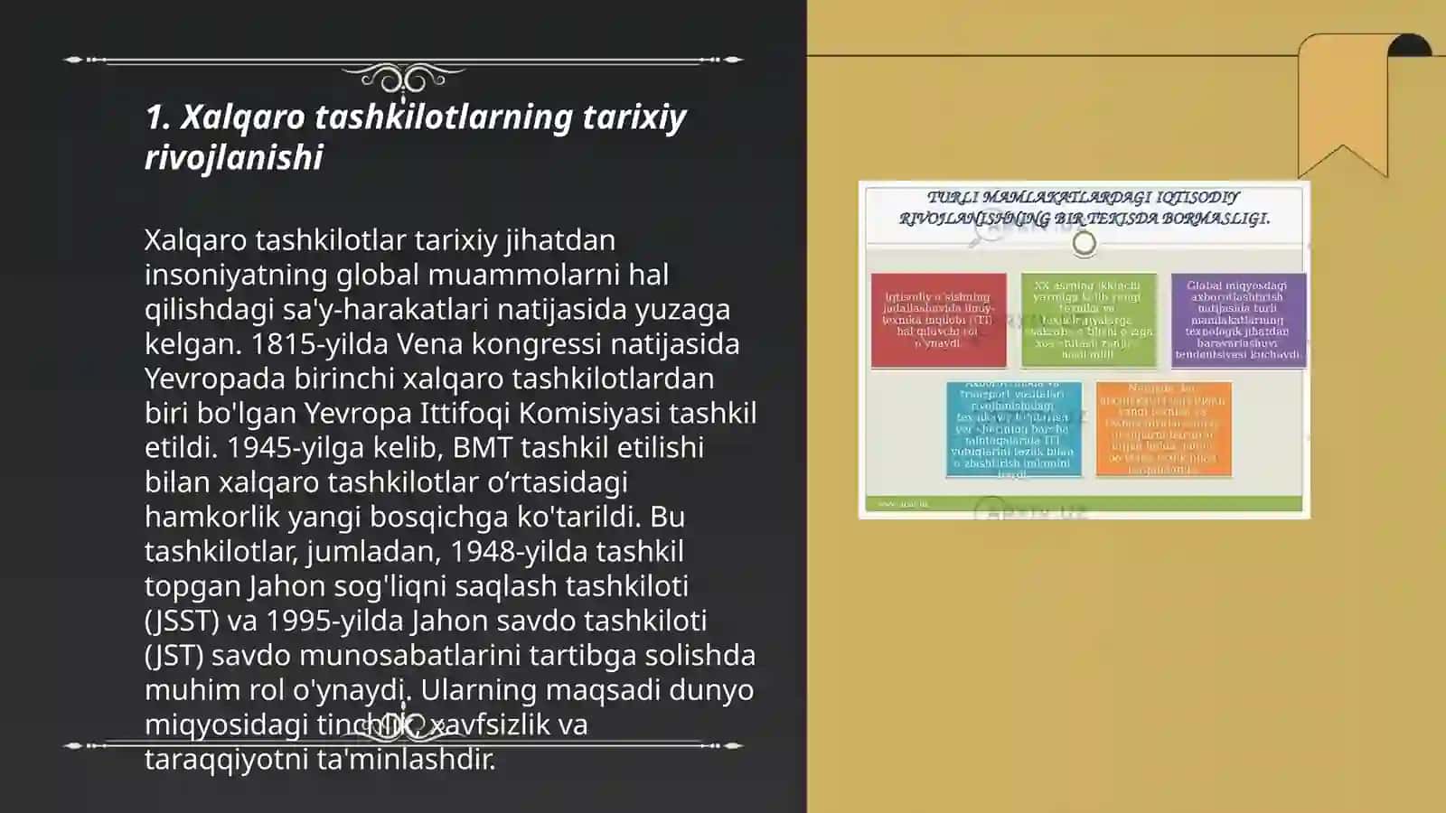 Xalqaro tashkilotlarning paydo boʻlish jarayoni 3