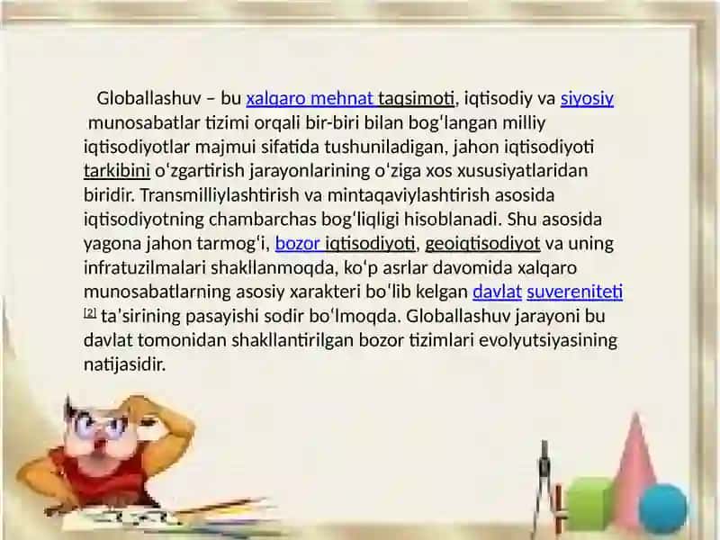 Globallashuvsharoitidagi jamiyathayotidagi dinlarning o'rni 3