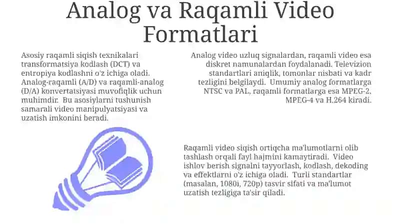 Analog Video Formatlari va Texnologiyalari 3