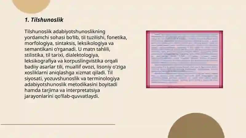 Adabiyotshunoslikning yordamchi sohalari 3