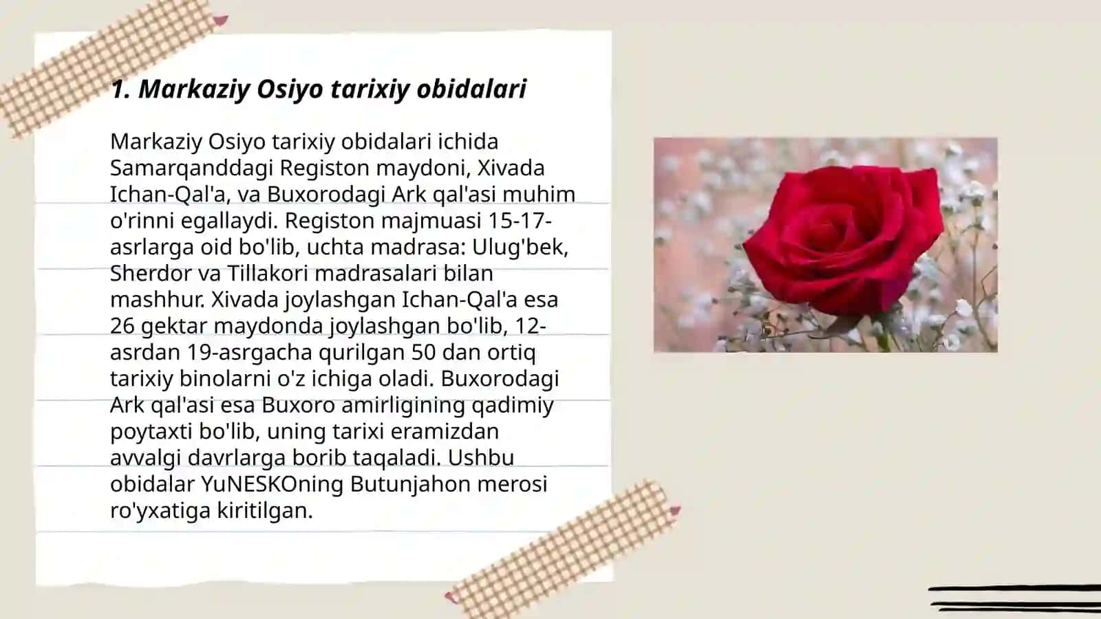 Markaziy Osiyo tarixiy obidalari 3