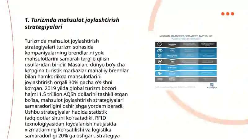Turizmda tovar strategiyasi 3