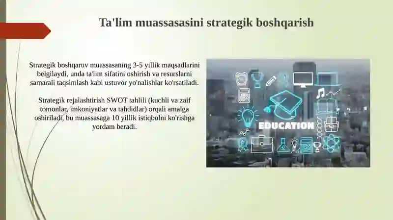 Ta'lim muassasi menijmenti 3