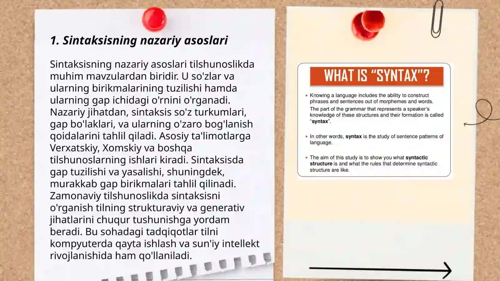Sintaksis. Sintaksis qismlari Soʻz birikmasi 3