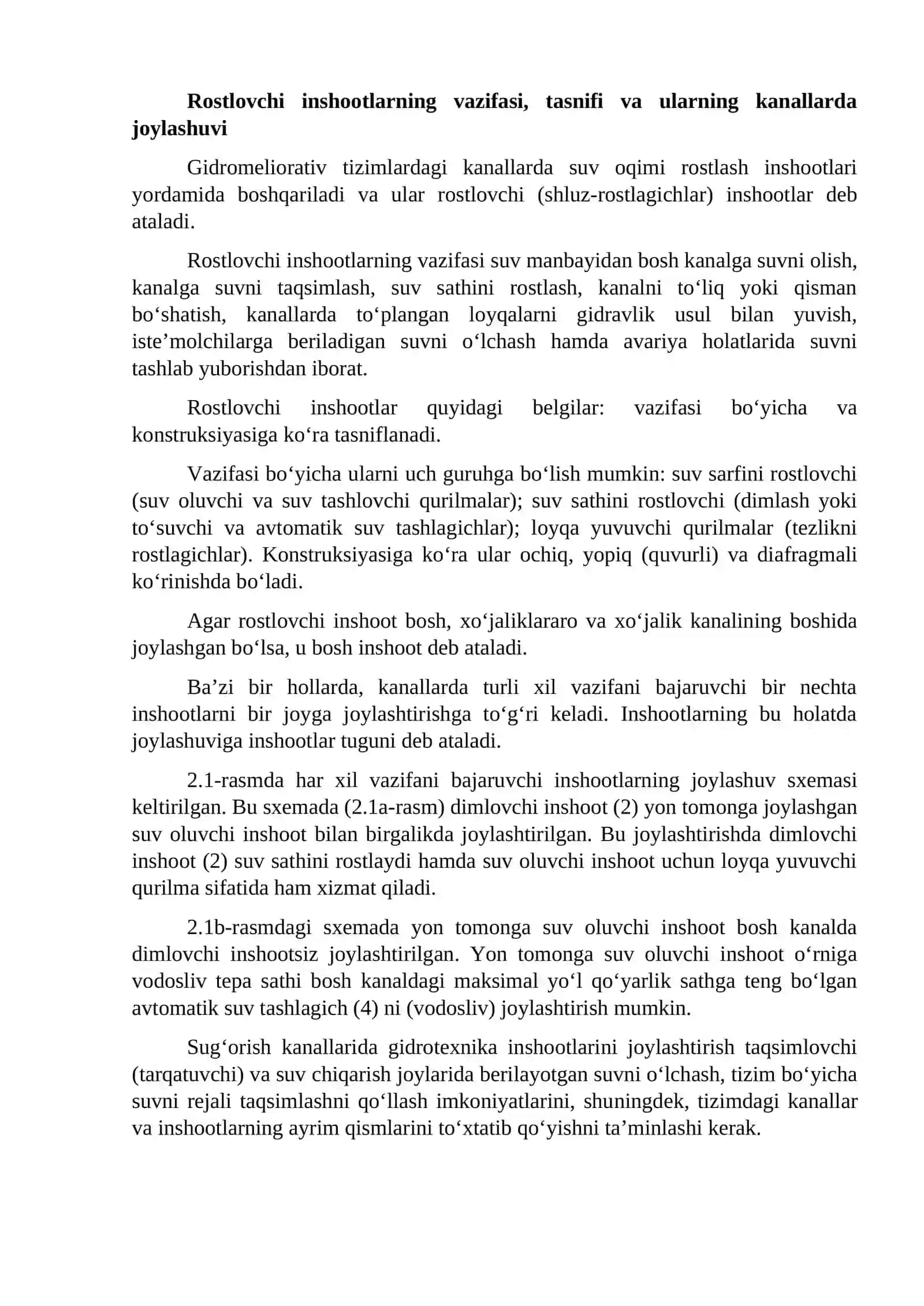 Gidrotexnika inshootlaridan foydalanish 3