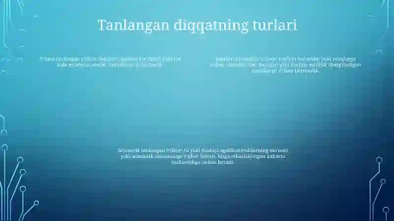 Diqqat Va Uning Turlari 3