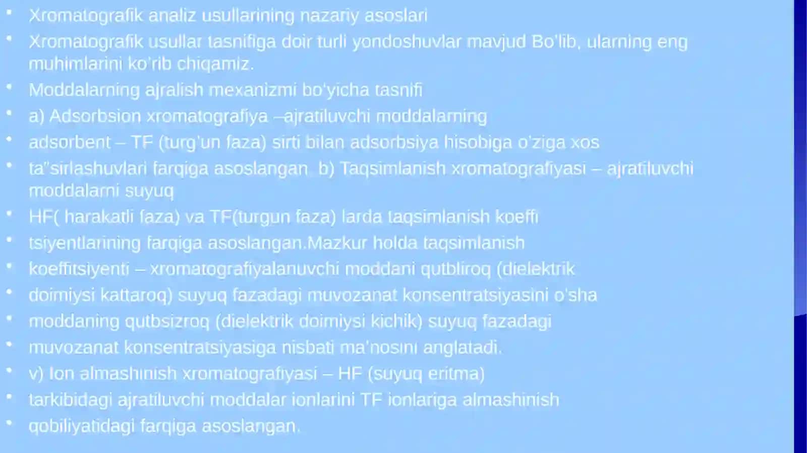 ION ALMASHINISH XROMATOGRAFIYASI 3