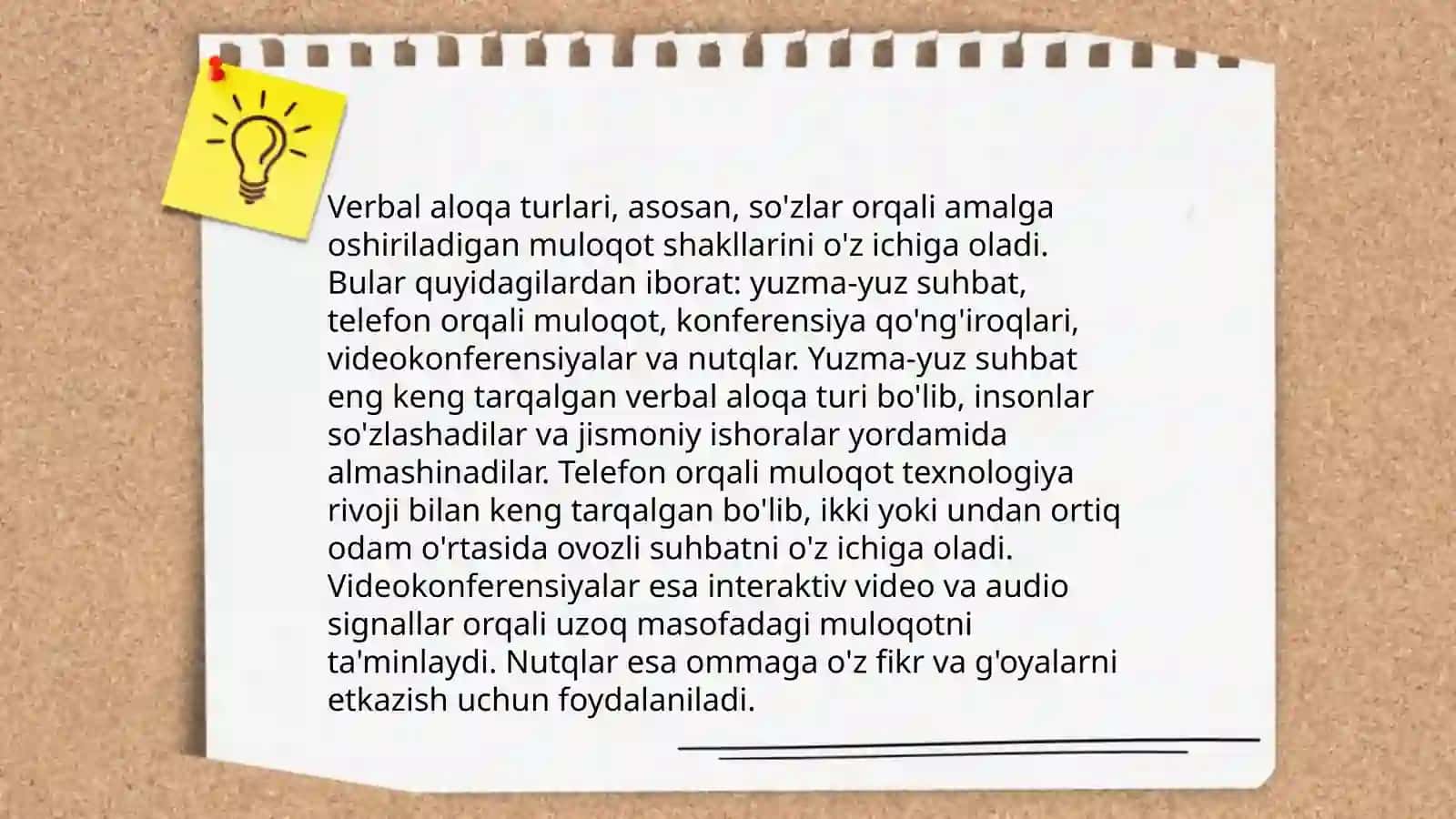 Verbal aloqa turlari 3