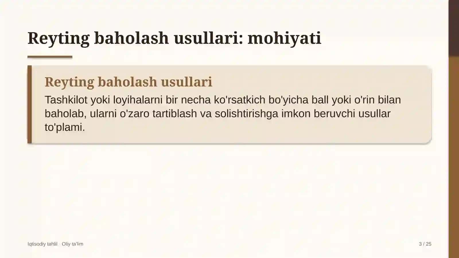 Boshlang'ich ta'limda reyting baholash usullari 3