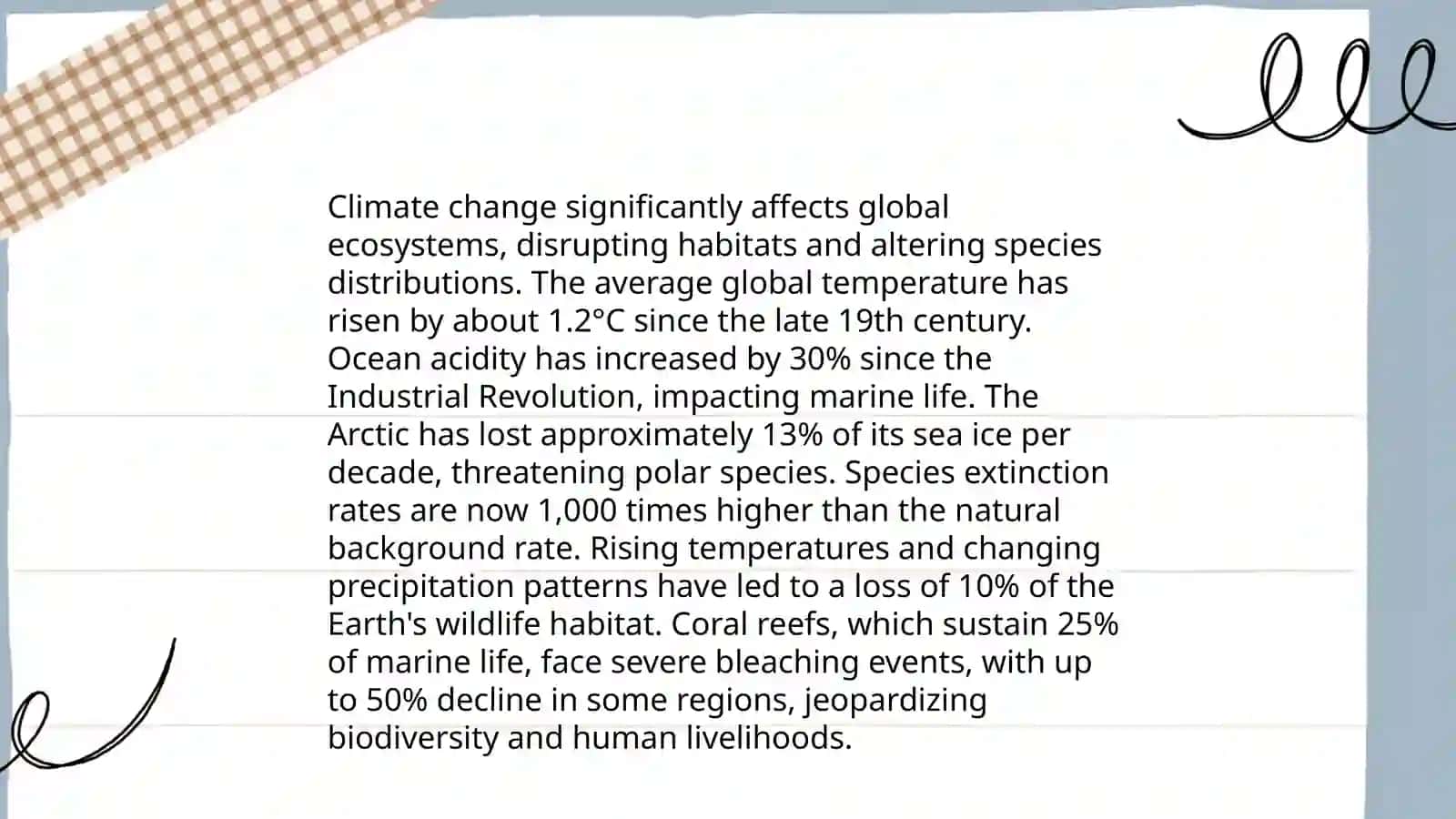 The Impact of Climate Change on Global Ecosystems 3