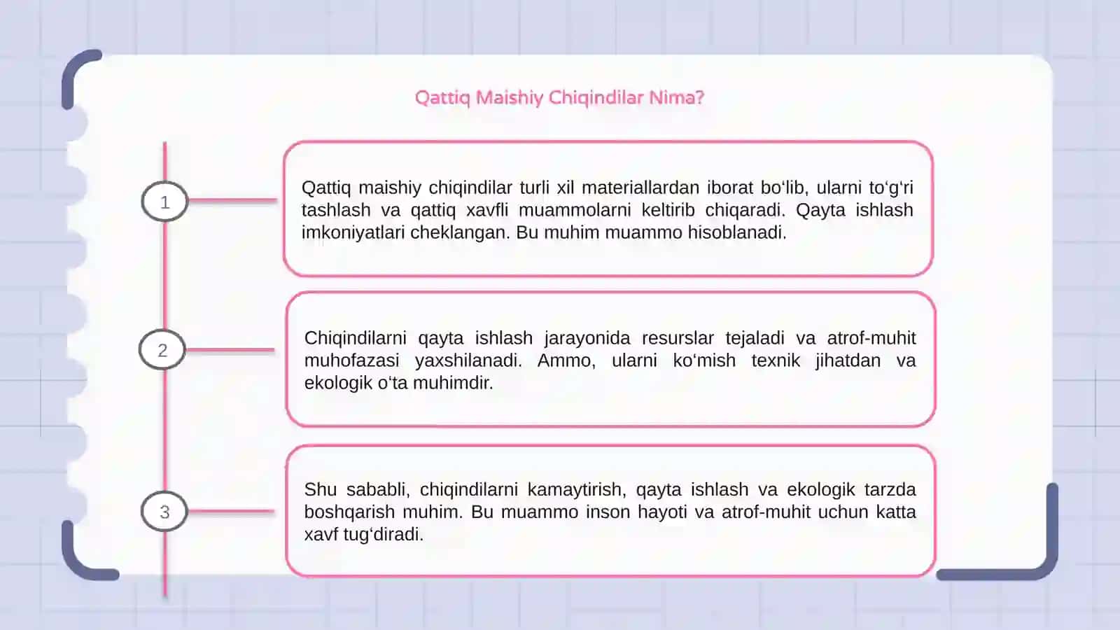 Qattiq Maishiy Chiqindilar Nima? 3