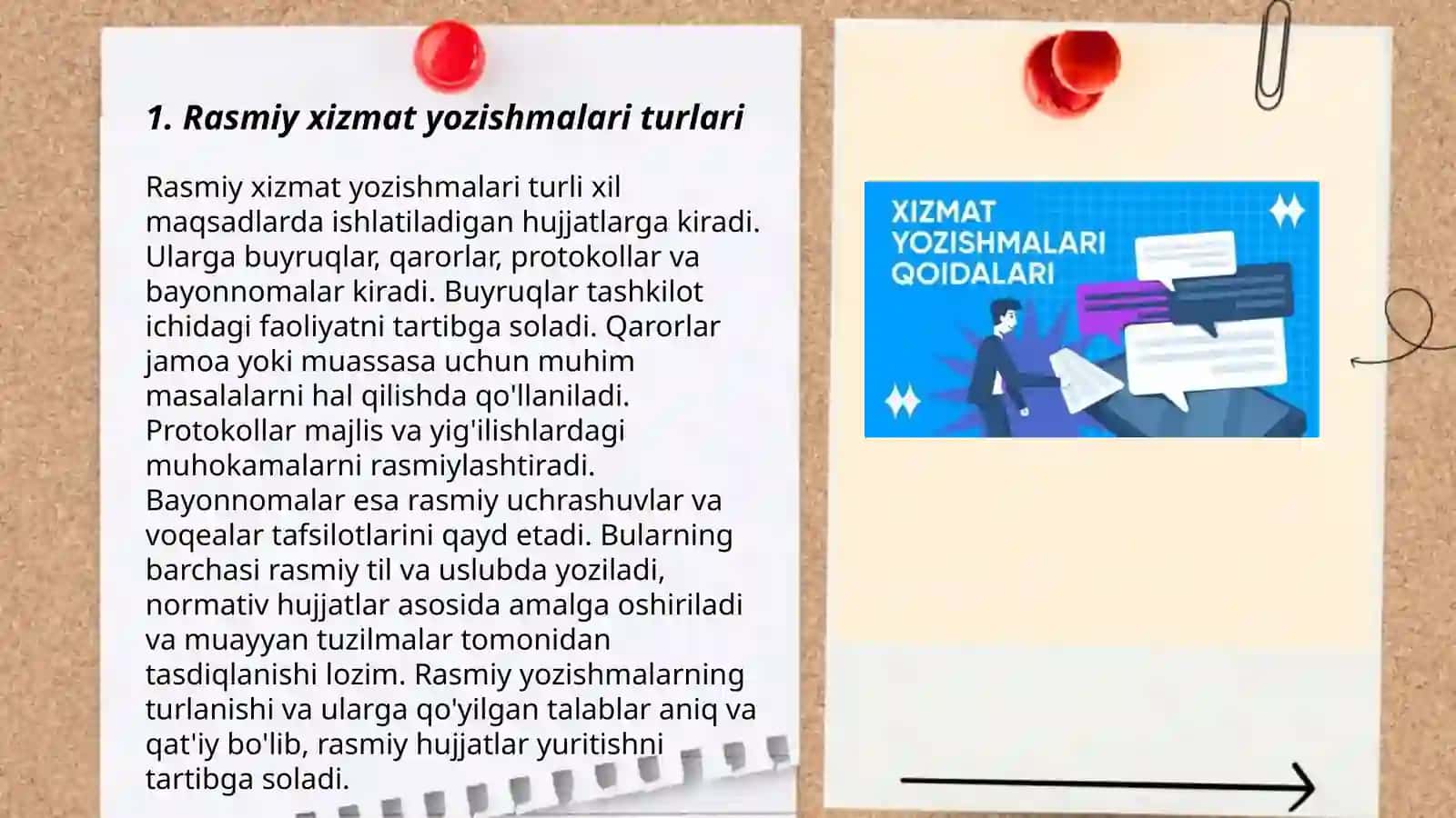 Xizmat yozishmalari 3