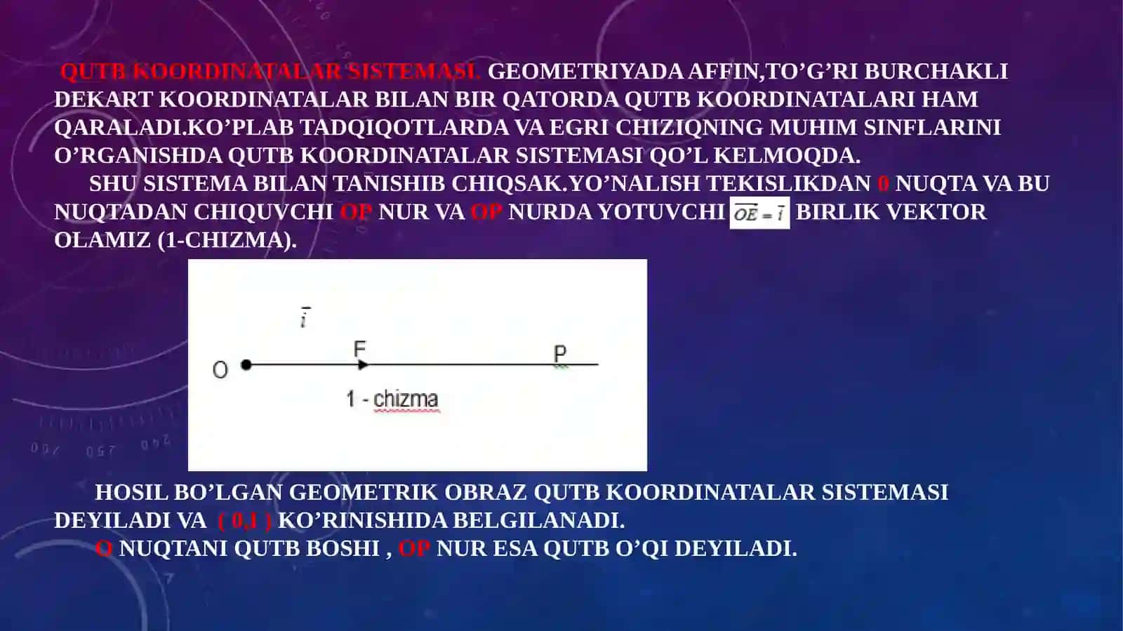 Dekart va qutb koordinatalari 3
