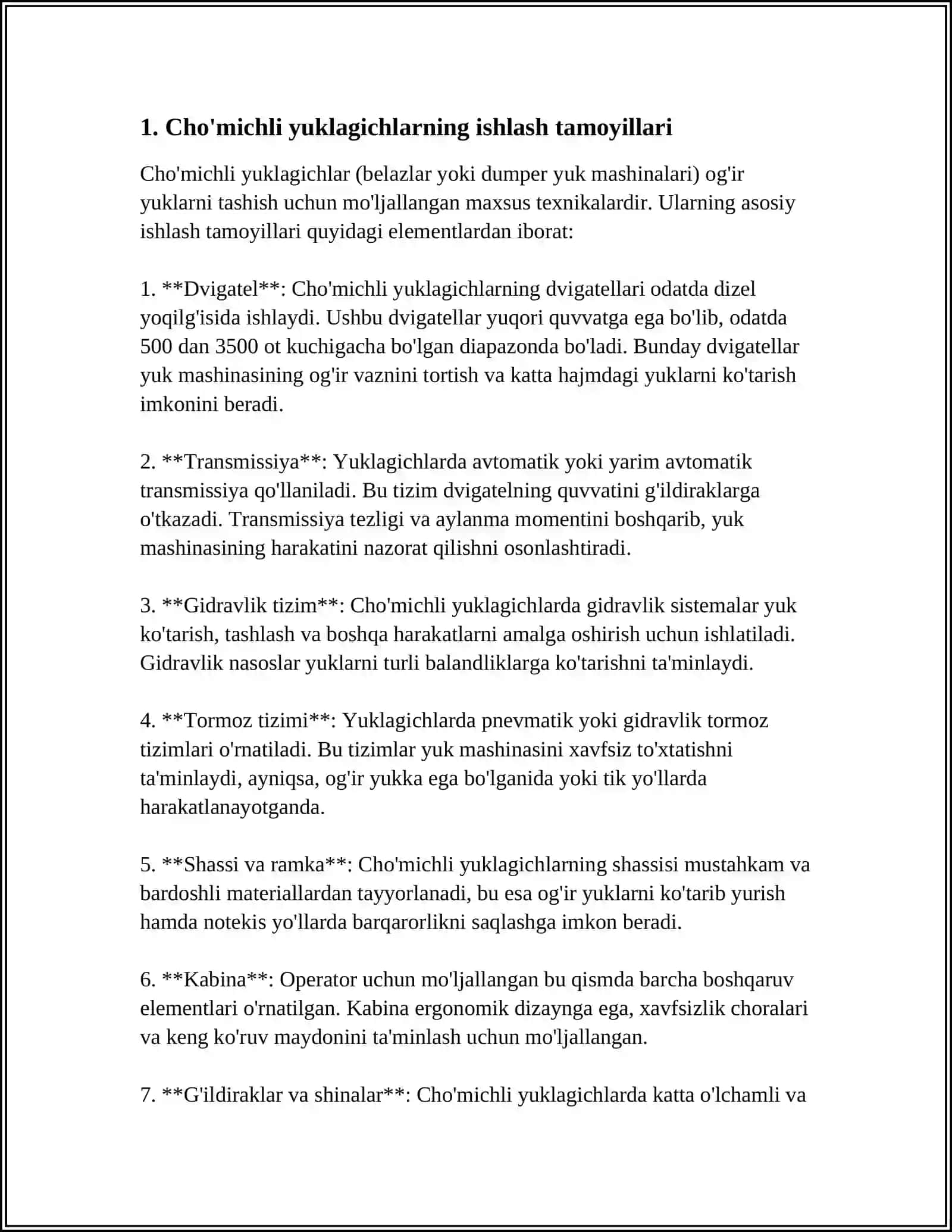 CHO'MICHLI YUKLAGICHLARNING ISHLASH TAMOYILLARI 3