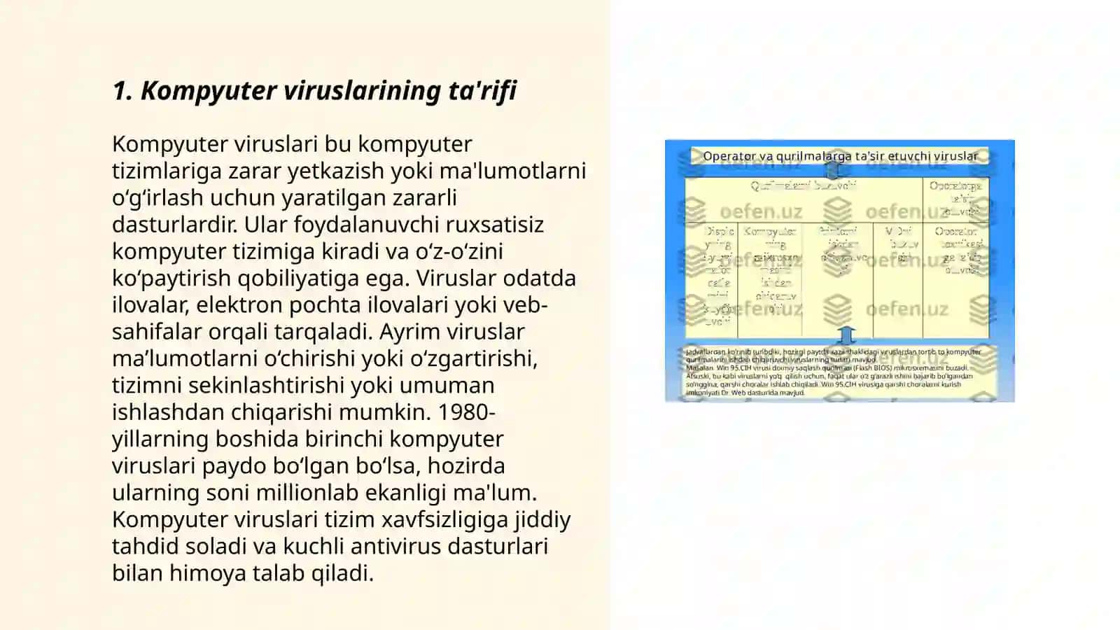 Kompyuter viruslari, turlari va unga doir misollar 3