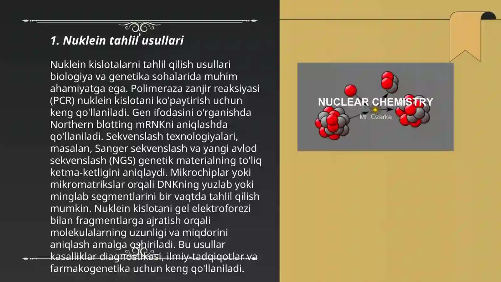 Yadro kimyosining tibbiyotdagi o‘rni 3