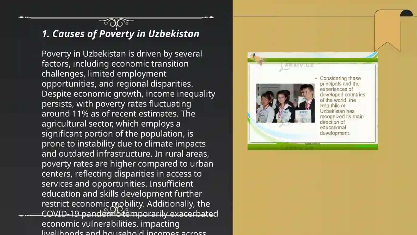 No poverty in Uzbekistan 3