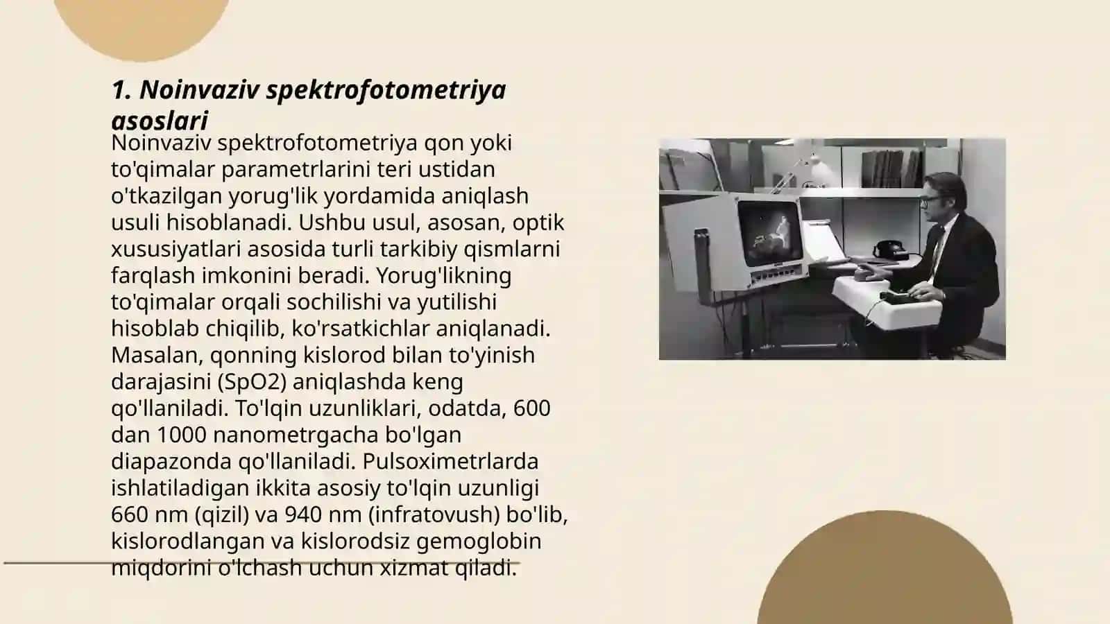 Noinvaziv spektrofotometrning ishlash prinsipi 3