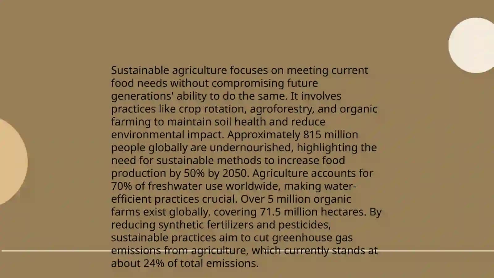 Sustainable Agriculture 3