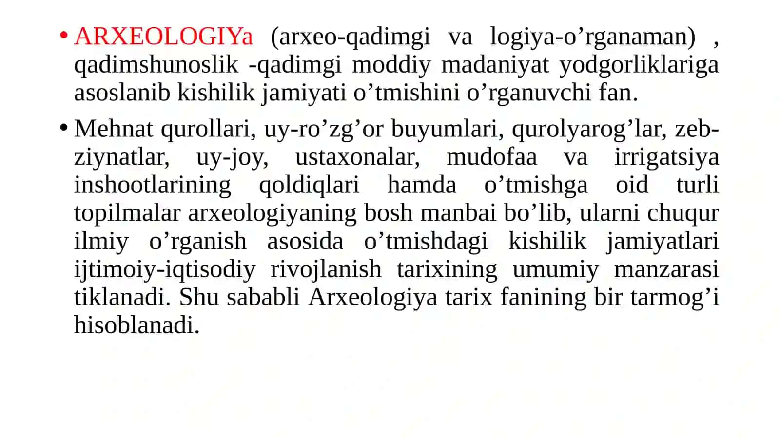 Arxeologik va me’moriy yodgorliklarning o‘lkashunoslikda tutgan o‘rni 3