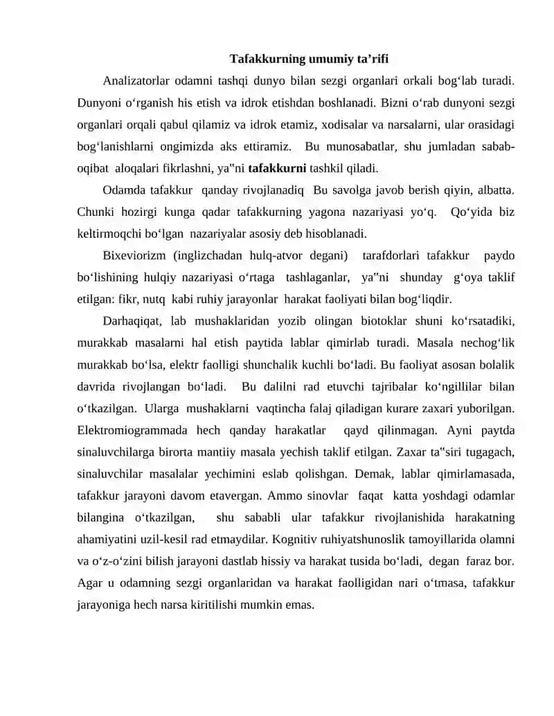 Tafakkur Borasida Psixologik Nazariyalar 3