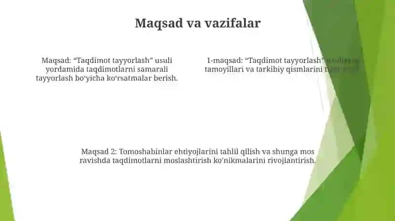 Taqdimot Tayyorlash 3