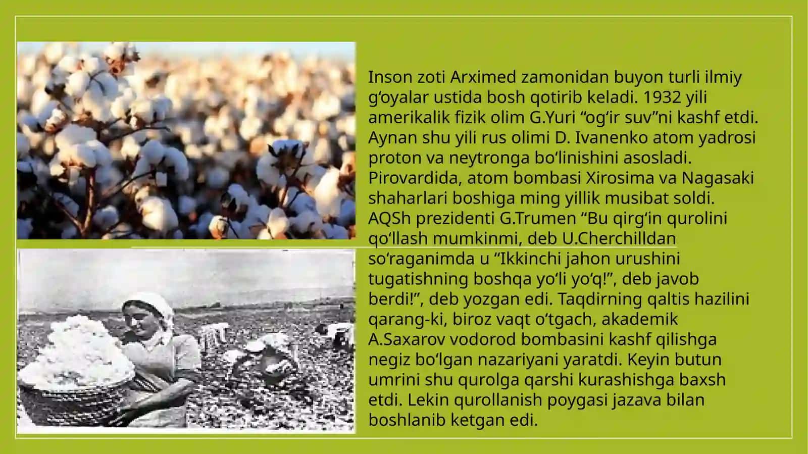 PAXTA ISHI VA OZBEK ISHI 3