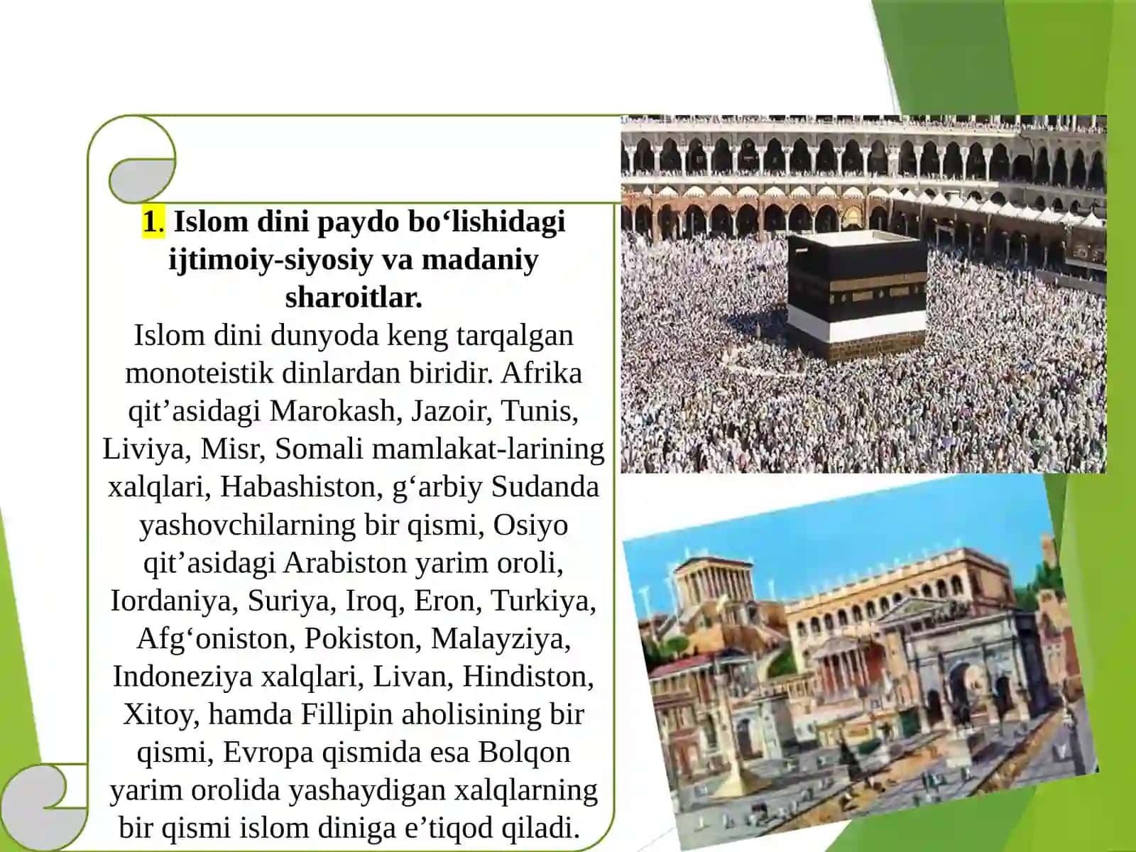 5-Мavzu. Islom dini tarixi va mohiyati 3
